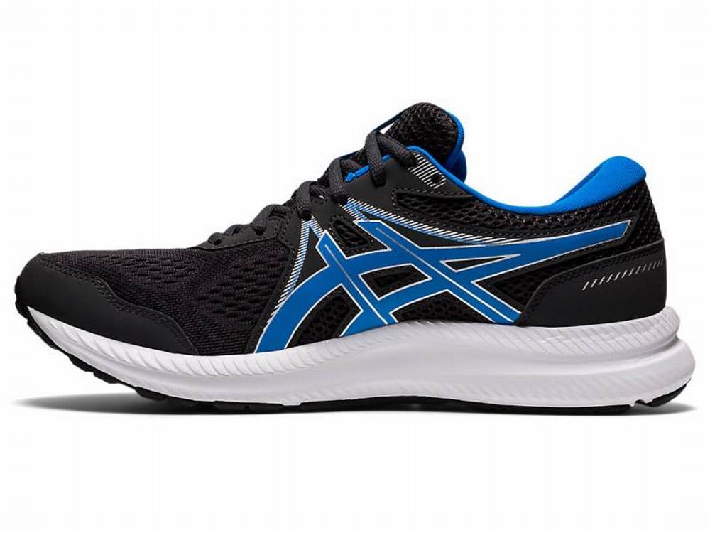 Chaussures Running Asics GEL-CONTEND 7 Homme Grise Bleu | PON-078946