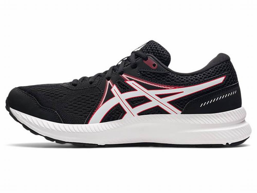 Chaussures Running Asics GEL-CONTEND 7 Homme Noir Rouge | QWG-409621