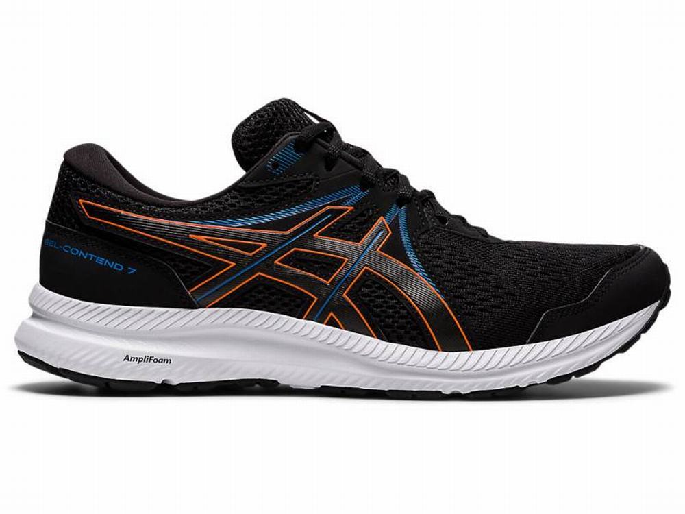 Chaussures Running Asics GEL-CONTEND 7 Homme Noir Orange | WAP-405278