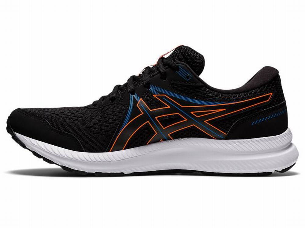 Chaussures Running Asics GEL-CONTEND 7 Homme Noir Orange | WAP-405278