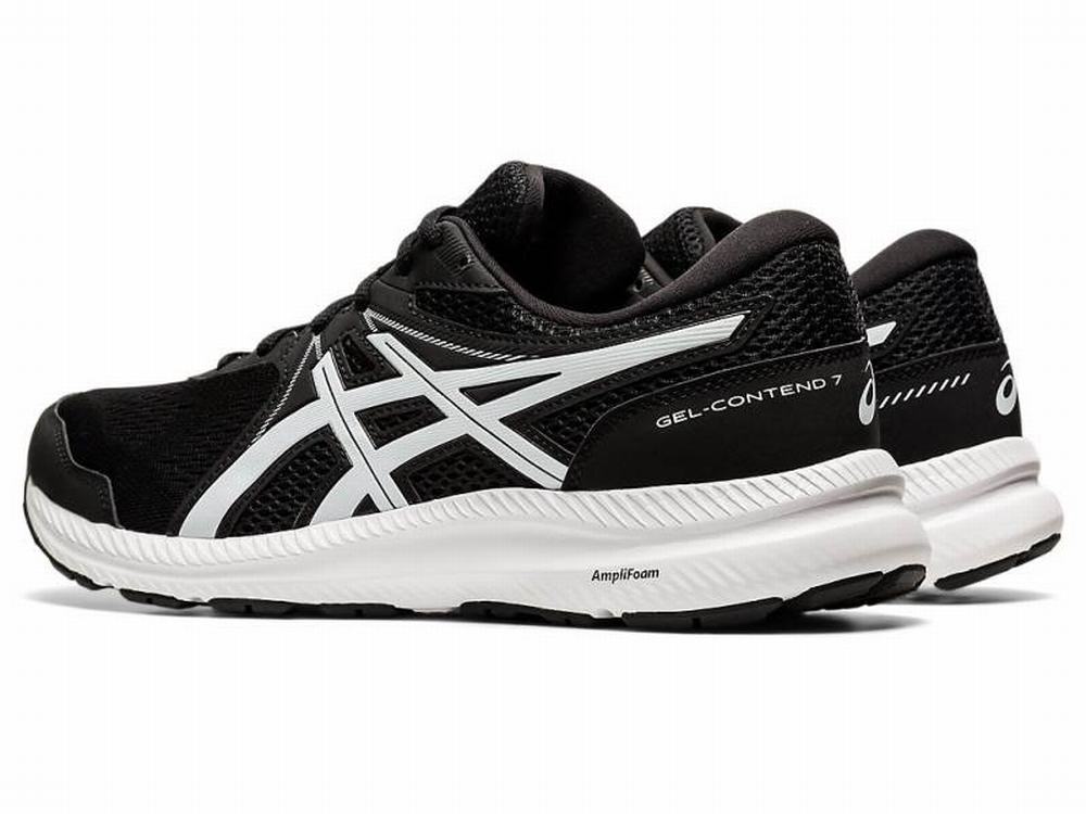 Chaussures Running Asics GEL-CONTEND 7 Homme Noir Blanche | WAZ-869375