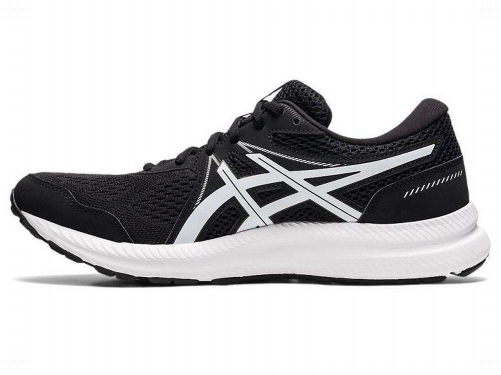 Chaussures Running Asics GEL-CONTEND 7 Homme Noir Blanche | WAZ-869375