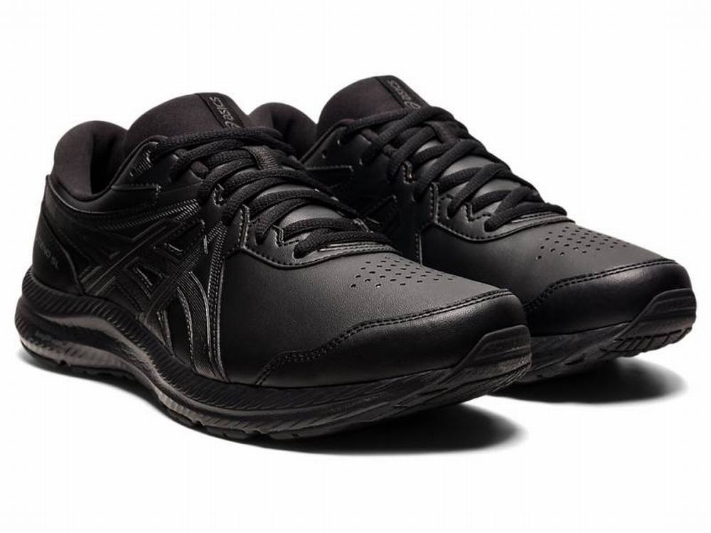 Chaussures Running Asics GEL-CONTEND WALKER (4E) Homme Noir | BVI-106875