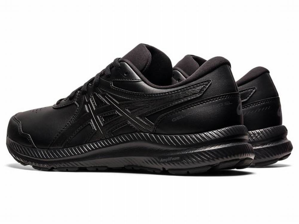 Chaussures Running Asics GEL-CONTEND WALKER (4E) Homme Noir | BVI-106875