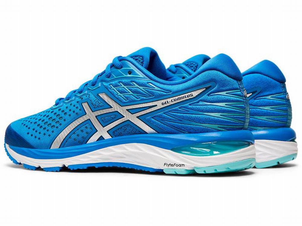 Chaussures Running Asics GEL-CUMULUS 21 Femme Bleu Argent | BGD-809542