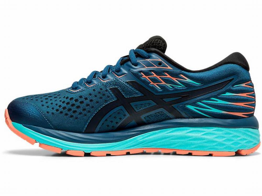 Chaussures Running Asics GEL-CUMULUS 21 G-TX Femme Bleu | GFY-143690