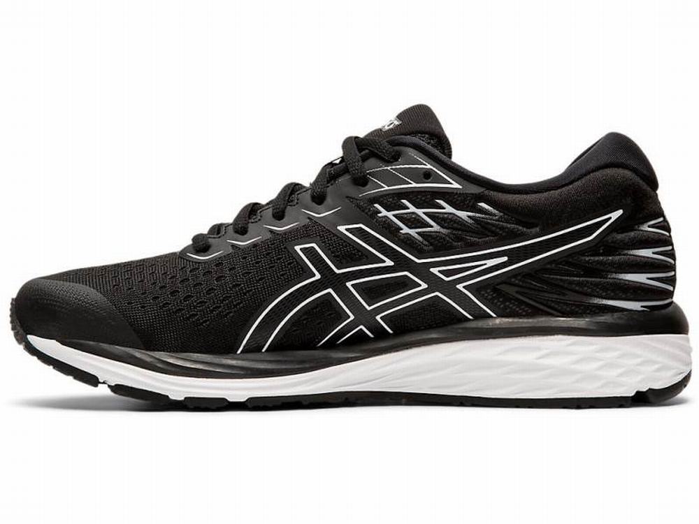 Chaussures Running Asics GEL-CUMULUS 21 Femme Noir Blanche | HZE-038162