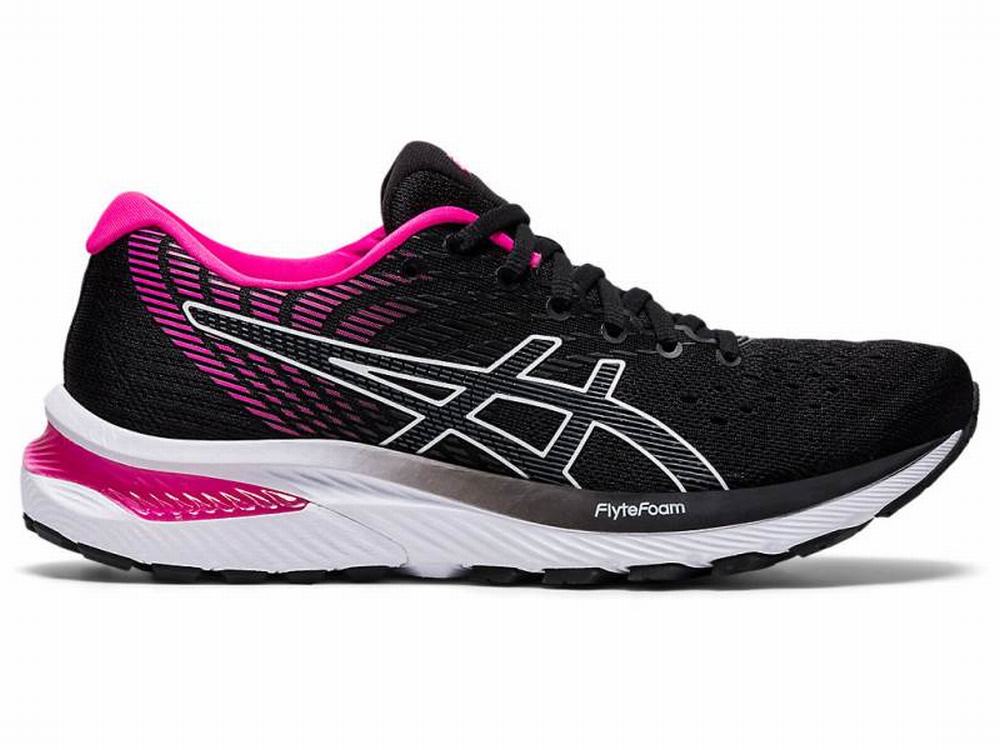 Chaussures Running Asics GEL-CUMULUS 22 Femme Noir Rose | RZY-532480