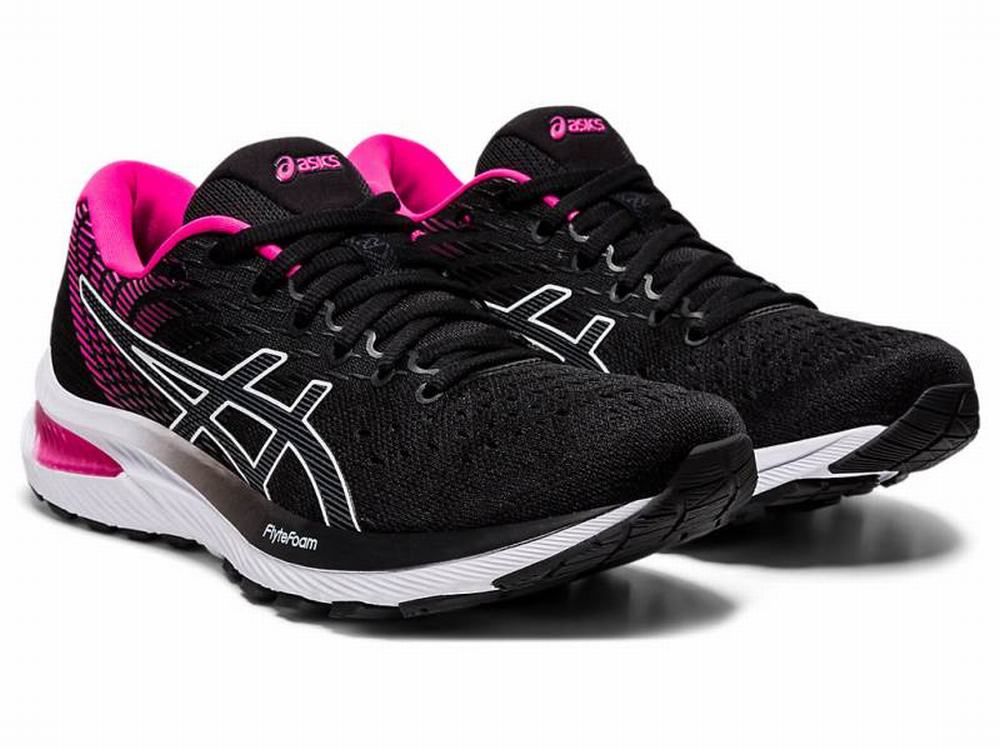 Chaussures Running Asics GEL-CUMULUS 22 Femme Noir Rose | RZY-532480