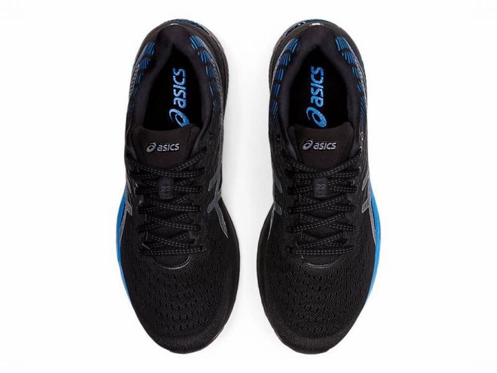 Chaussures Running Asics GEL-CUMULUS 22 Homme Noir Bleu | WIE-214083