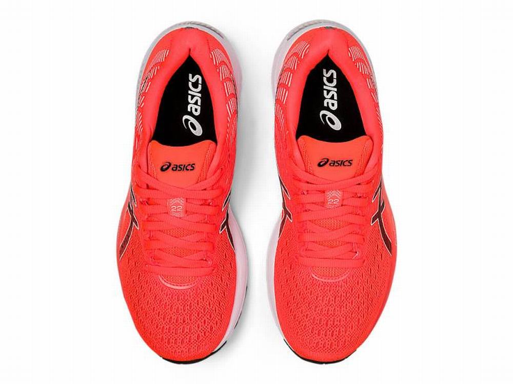 Chaussures Running Asics GEL-CUMULUS 22 Femme Orange Noir Rouge | WIK-614085