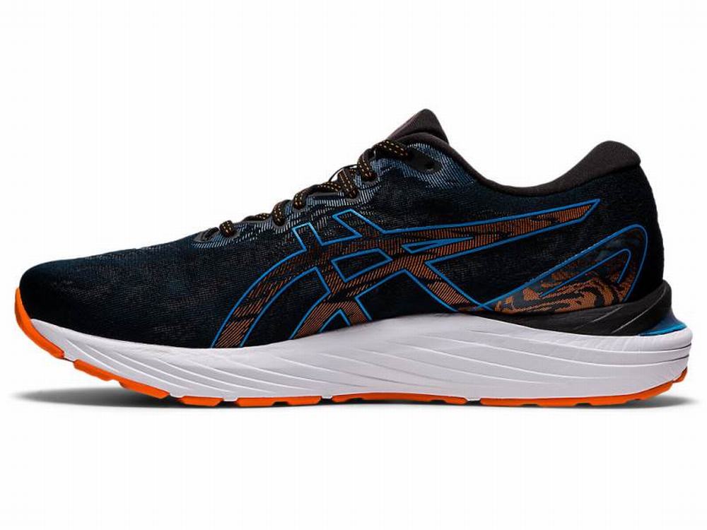 Chaussures Running Asics GEL-CUMULUS 23 (2E) Homme Noir Bleu | BJH-743259