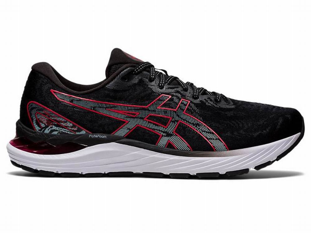 Chaussures Running Asics GEL-CUMULUS 23 Homme Noir Rouge | IGK-615703