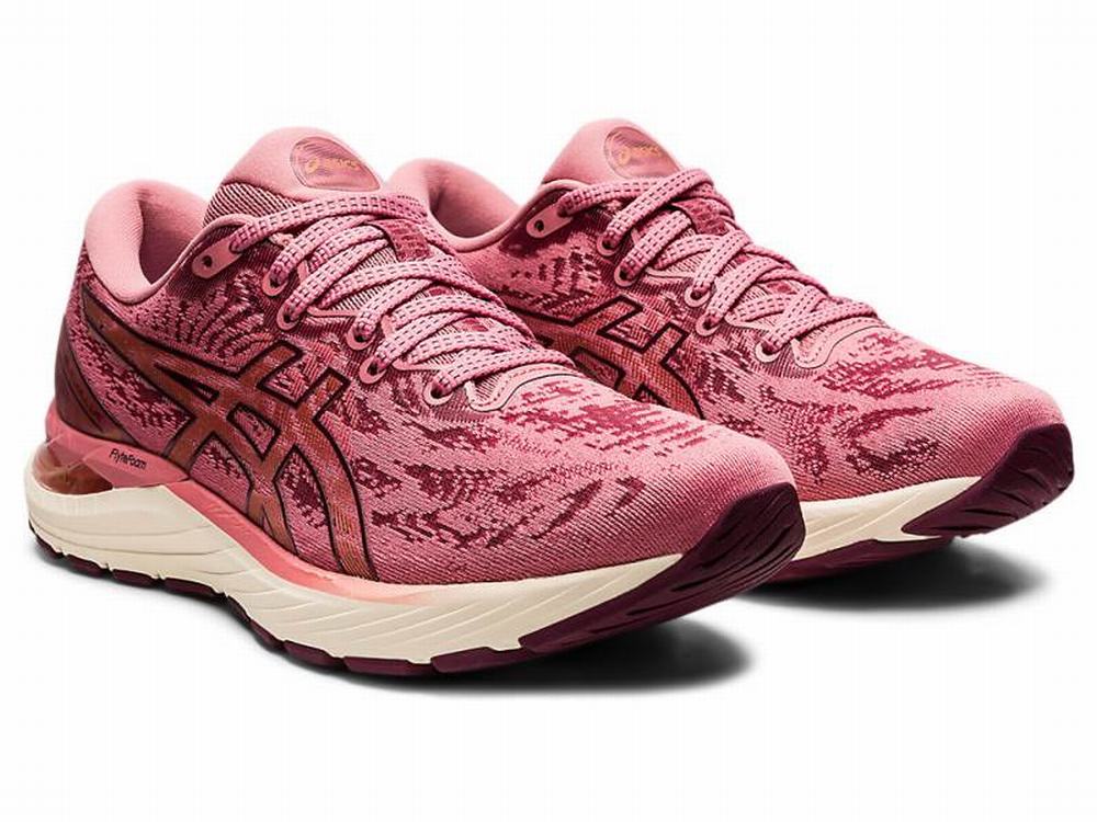 Chaussures Running Asics GEL-CUMULUS 23 Femme Rose Foncé | MYW-940135