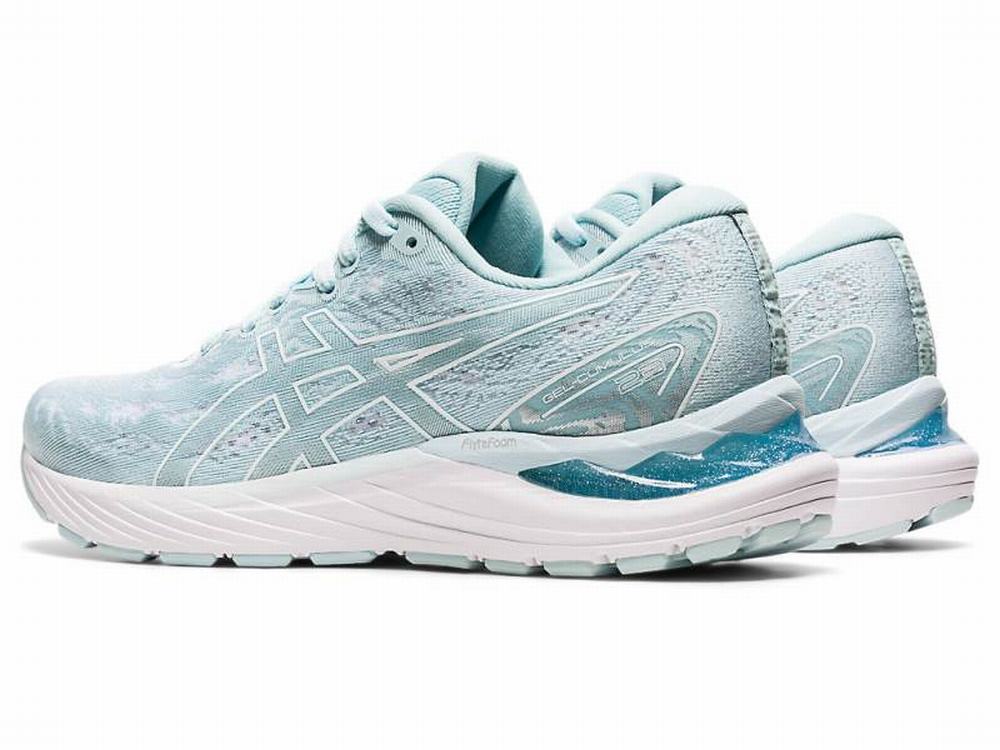 Chaussures Running Asics GEL-CUMULUS 23 Femme Turquoise Clair Blanche | ODZ-980524