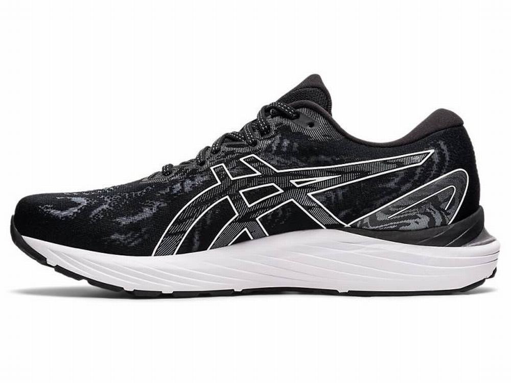 Chaussures Running Asics GEL-CUMULUS 23 (D) Femme Noir Blanche | UKJ-467321