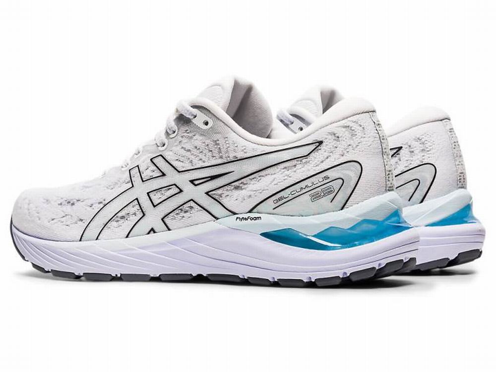 Chaussures Running Asics GEL-CUMULUS 23 Femme Noir Blanche | WHL-187963