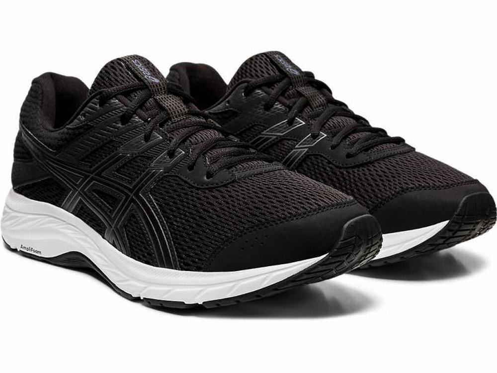 Chaussures Running Asics GEL-Contend 6 (4E) Homme Noir Grise | RDE-085413