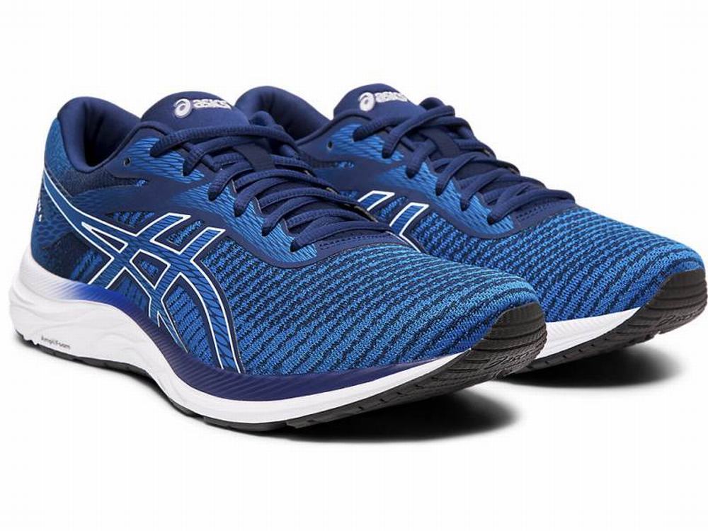 Chaussures Running Asics GEL-EXCITE 6 Twist Homme Bleu Blanche | VHL-132769