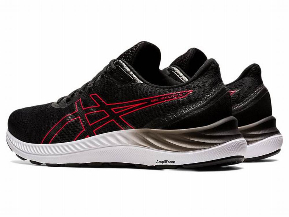 Chaussures Running Asics GEL-EXCITE 8 (4E) Homme Noir Rouge | PNS-509467