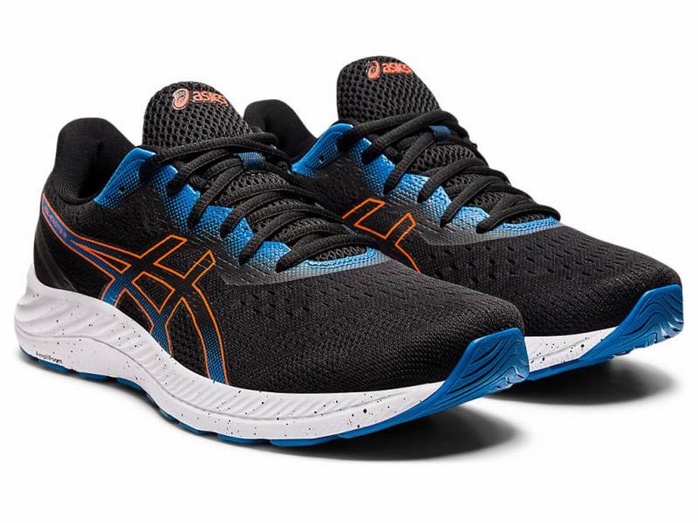 Chaussures Running Asics GEL-EXCITE 8 Homme Noir Doré Orange | EIH-347268