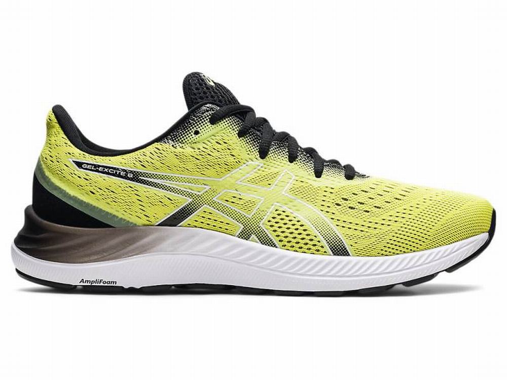 Chaussures Running Asics GEL-EXCITE 8 Homme Blanche Jaune | QLY-651948