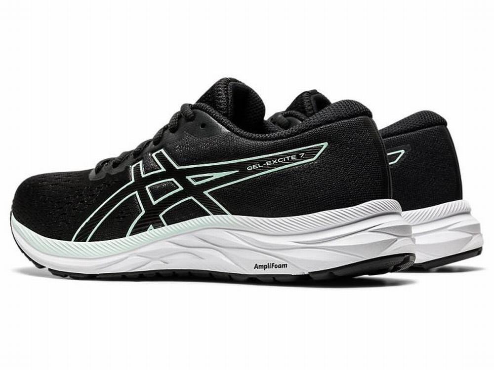 Chaussures Running Asics GEL-Excite 7 Femme Noir Menthe | GBI-028495