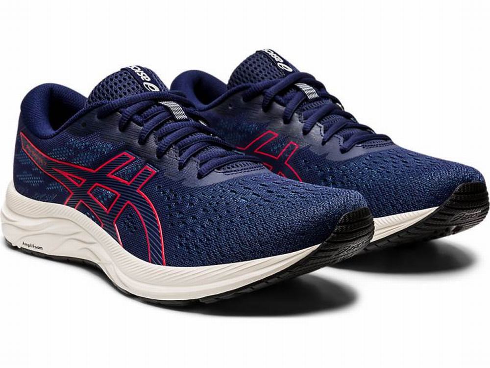 Chaussures Running Asics GEL-Excite 7 Homme Bleu Marine Rouge | FGS-965842