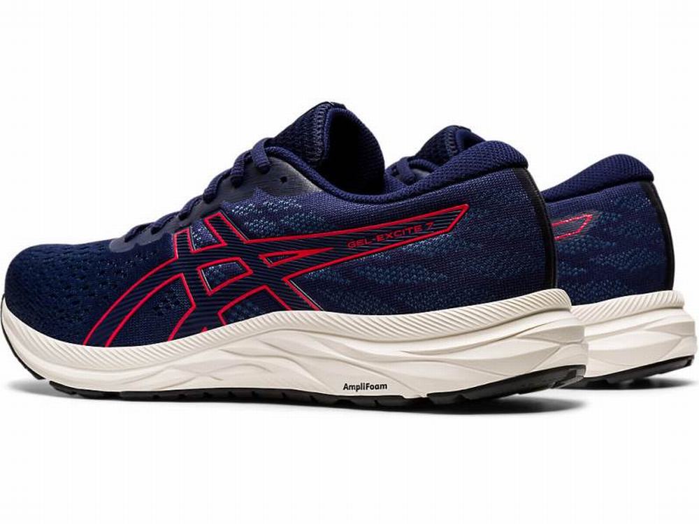 Chaussures Running Asics GEL-Excite 7 Homme Bleu Marine Rouge | FGS-965842