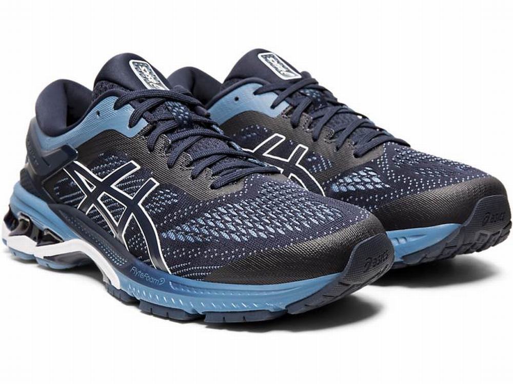 Chaussures Running Asics GEL-KAYANO 26 (4E) Homme Grise | EID-596743