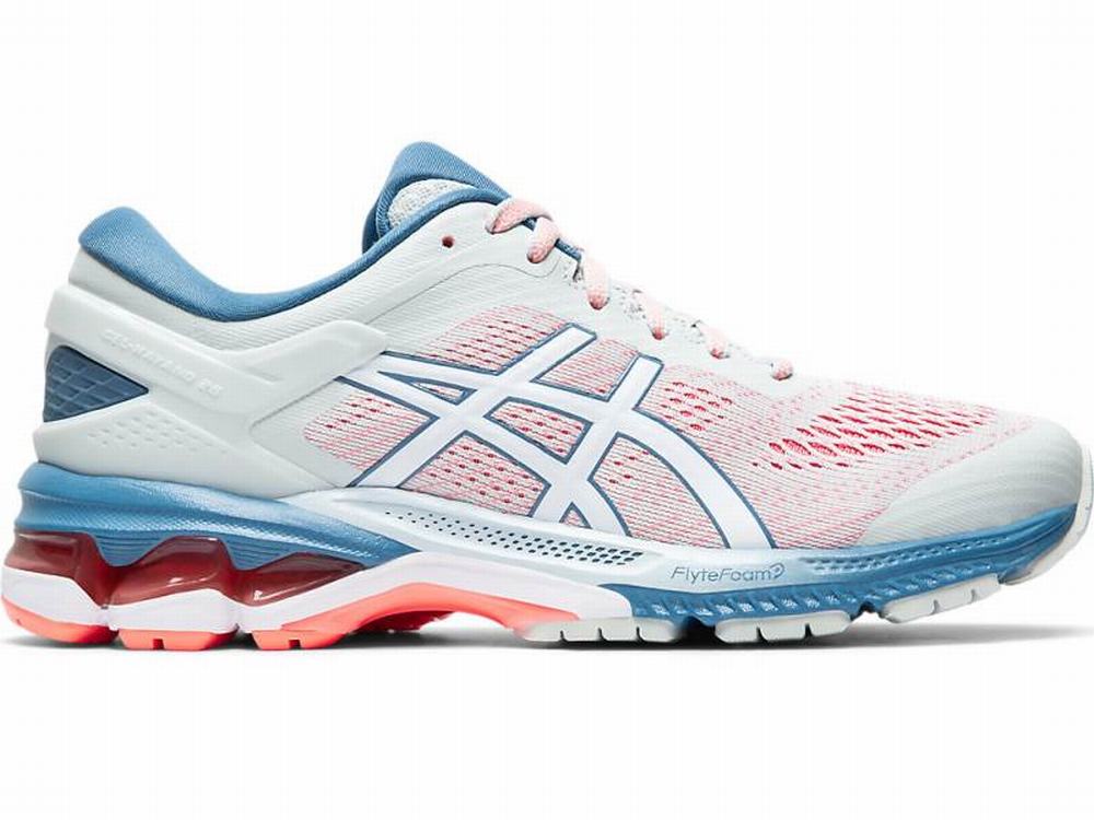 Chaussures Running Asics GEL-KAYANO 26 (D) Femme Blanche | VHS-519046