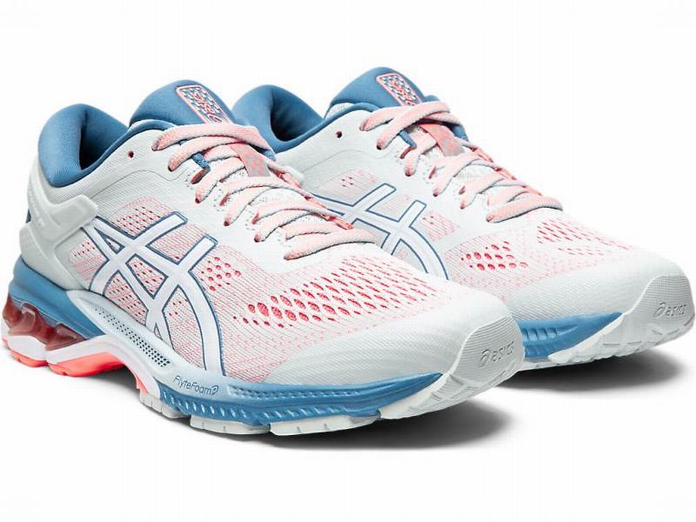 Chaussures Running Asics GEL-KAYANO 26 (D) Femme Blanche | VHS-519046