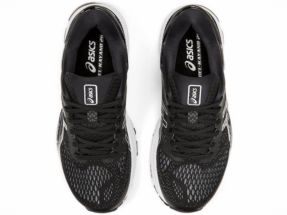 Chaussures Running Asics GEL-KAYANO 26 (D) Femme Noir Blanche | XLS-715402