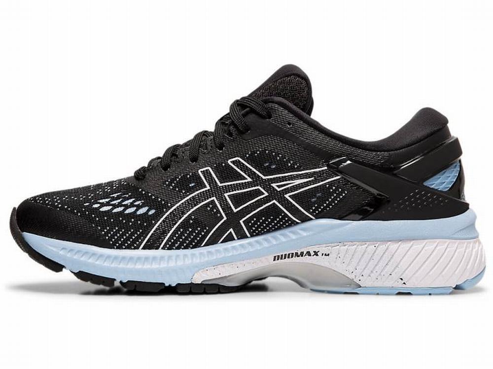 Chaussures Running Asics GEL-KAYANO 26 Femme Noir Bleu | QWS-914708