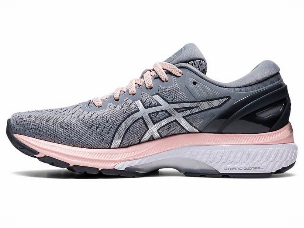 Chaussures Running Asics GEL-KAYANO 27 (D) Femme Argent | FLA-132596