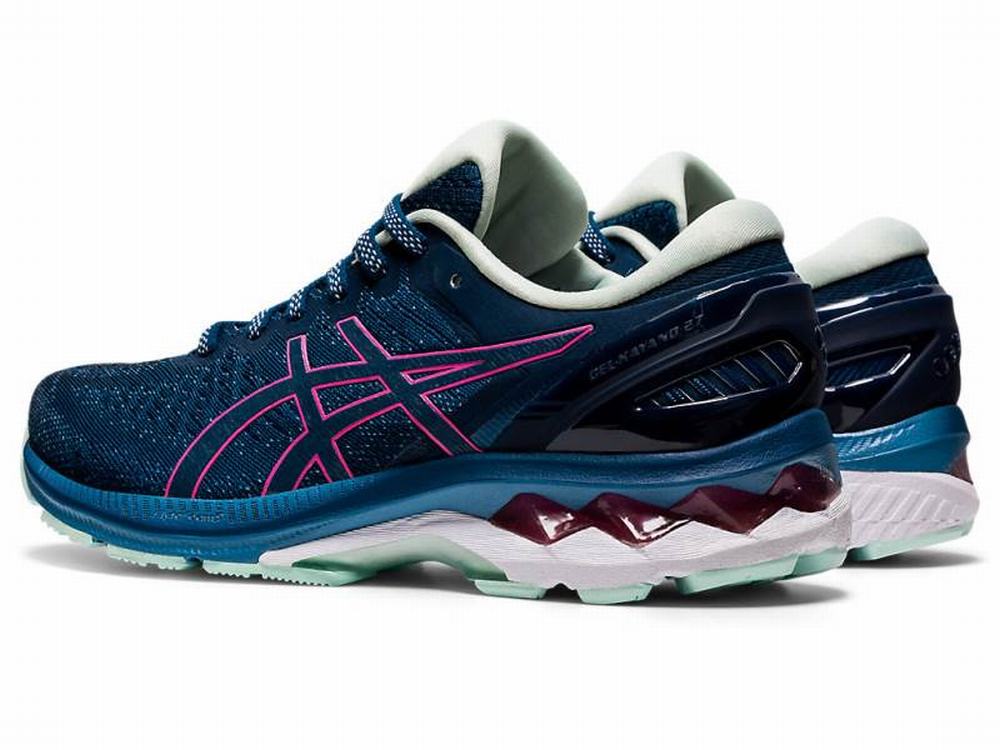 Chaussures Running Asics GEL-KAYANO 27 Femme Bleu Rose | LMD-803269