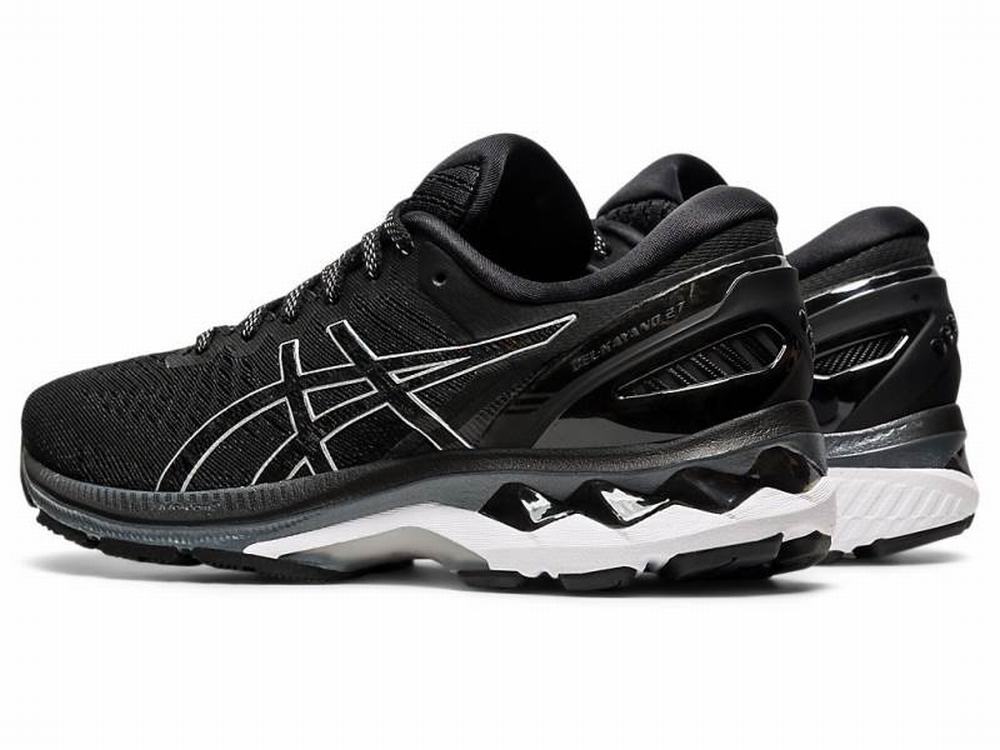 Chaussures Running Asics GEL-KAYANO 27 Femme Noir Argent | NJC-704295