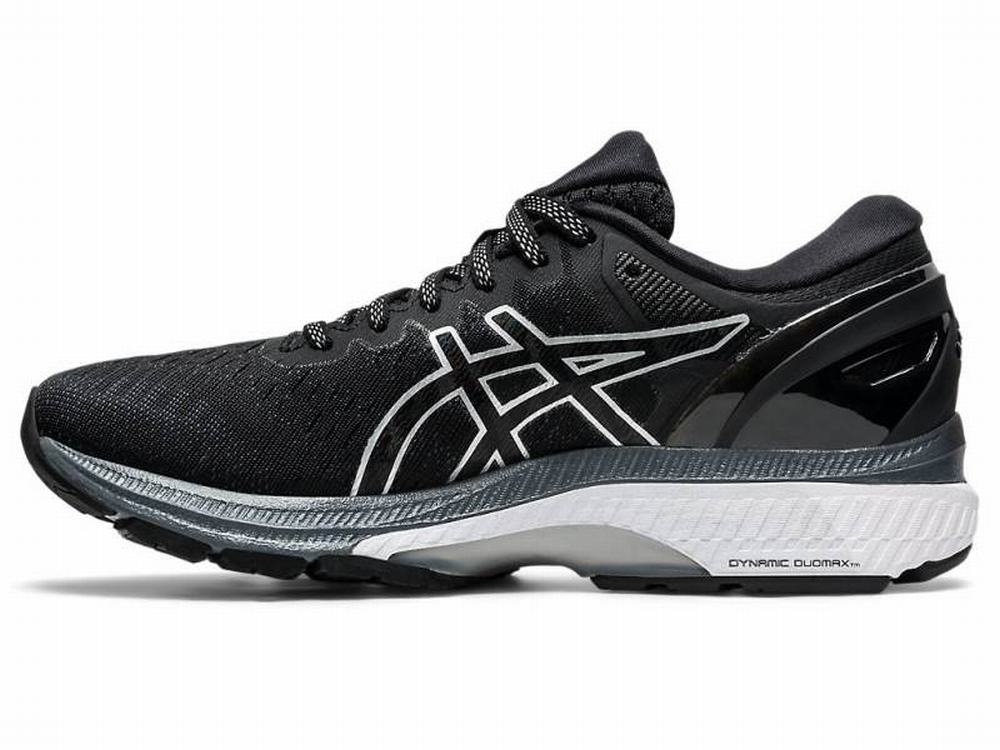 Chaussures Running Asics GEL-KAYANO 27 Femme Noir Argent | NJC-704295