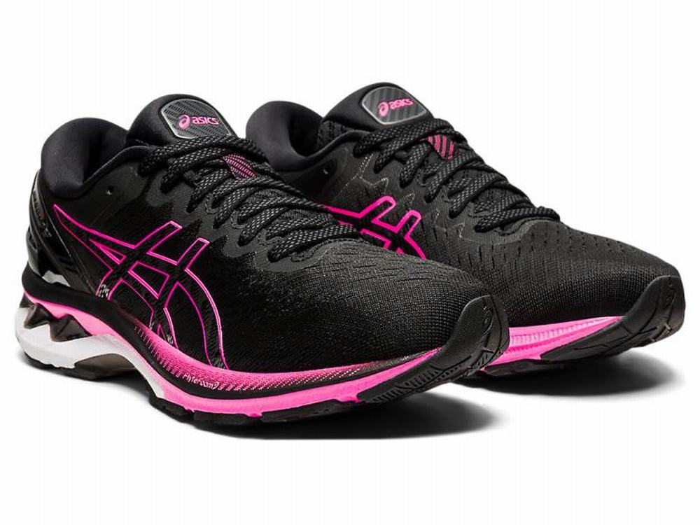 Chaussures Running Asics GEL-KAYANO 27 Femme Noir Rose | RWK-419087