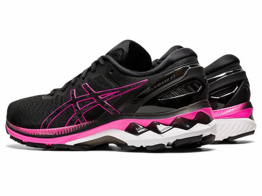 Chaussures Running Asics GEL-KAYANO 27 Femme Noir Rose | RWK-419087