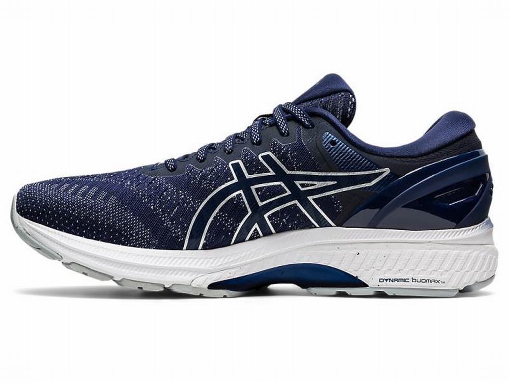 Chaussures Running Asics GEL-KAYANO 27 Homme Bleu Marine Grise | DOB-371869