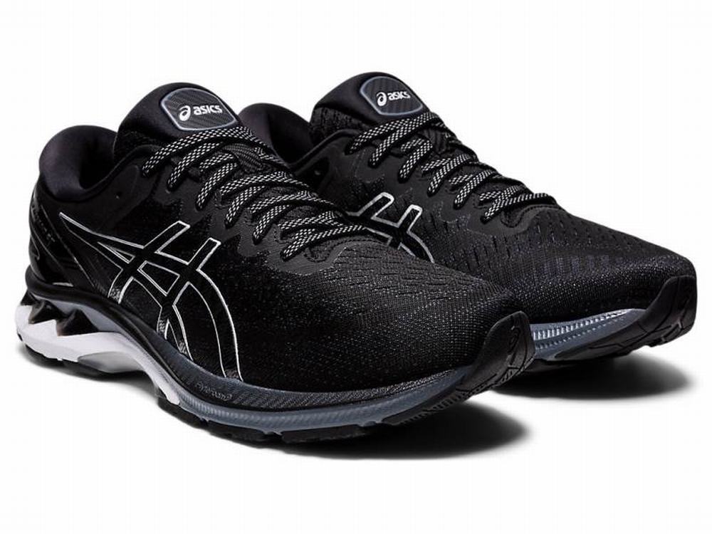 Chaussures Running Asics GEL-KAYANO 27 Homme Noir Argent | GAH-927453