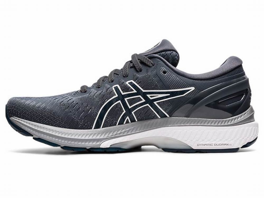 Chaussures Running Asics GEL-KAYANO 27 Homme Grise Bleu | WJQ-714529