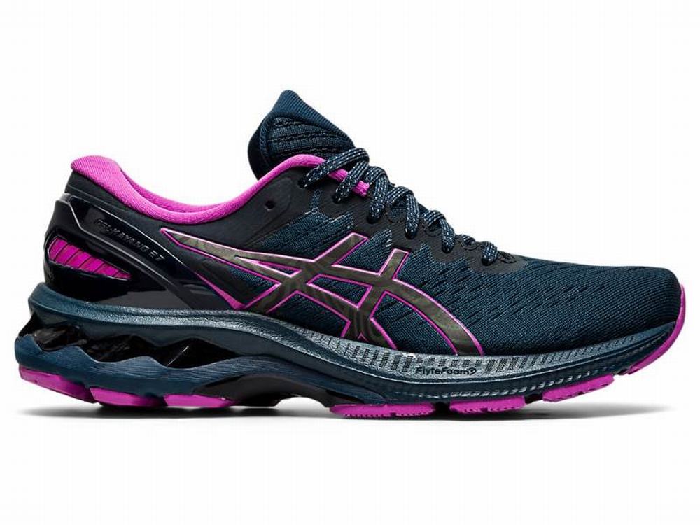 Chaussures Running Asics GEL-KAYANO 27 LITE-SHOW Femme Bleu | LMK-410732