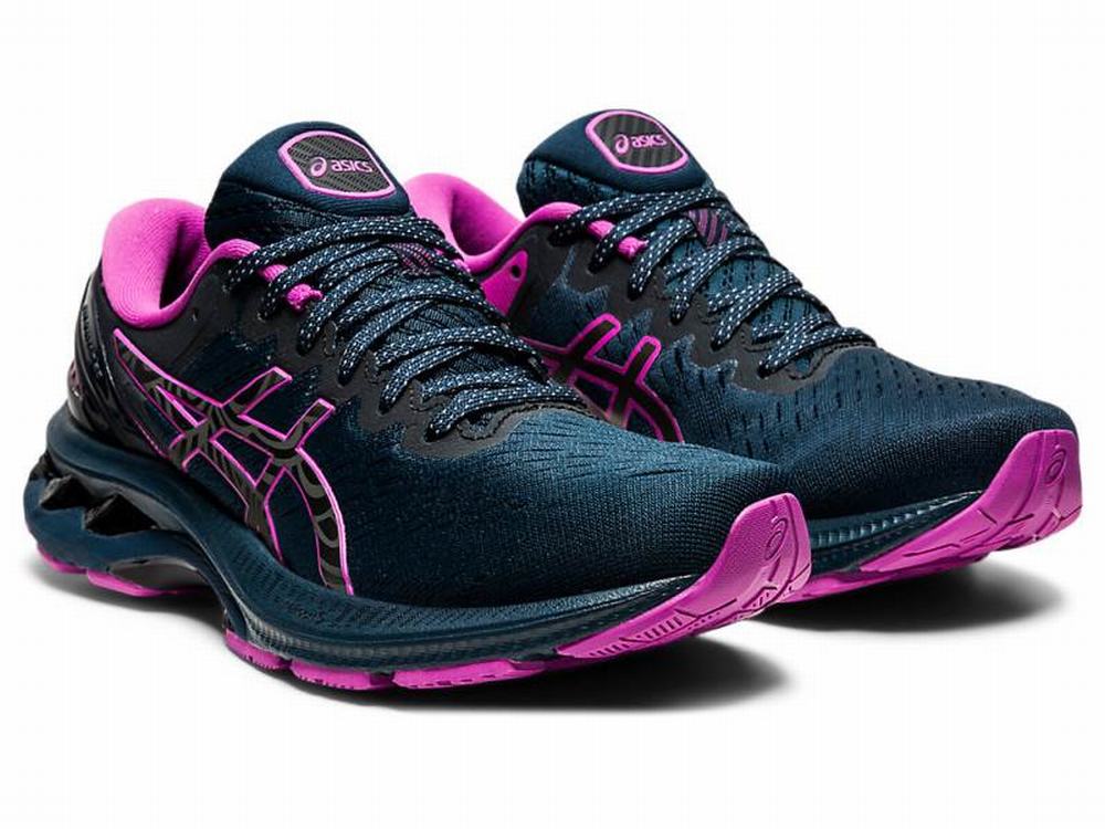 Chaussures Running Asics GEL-KAYANO 27 LITE-SHOW Femme Bleu | LMK-410732