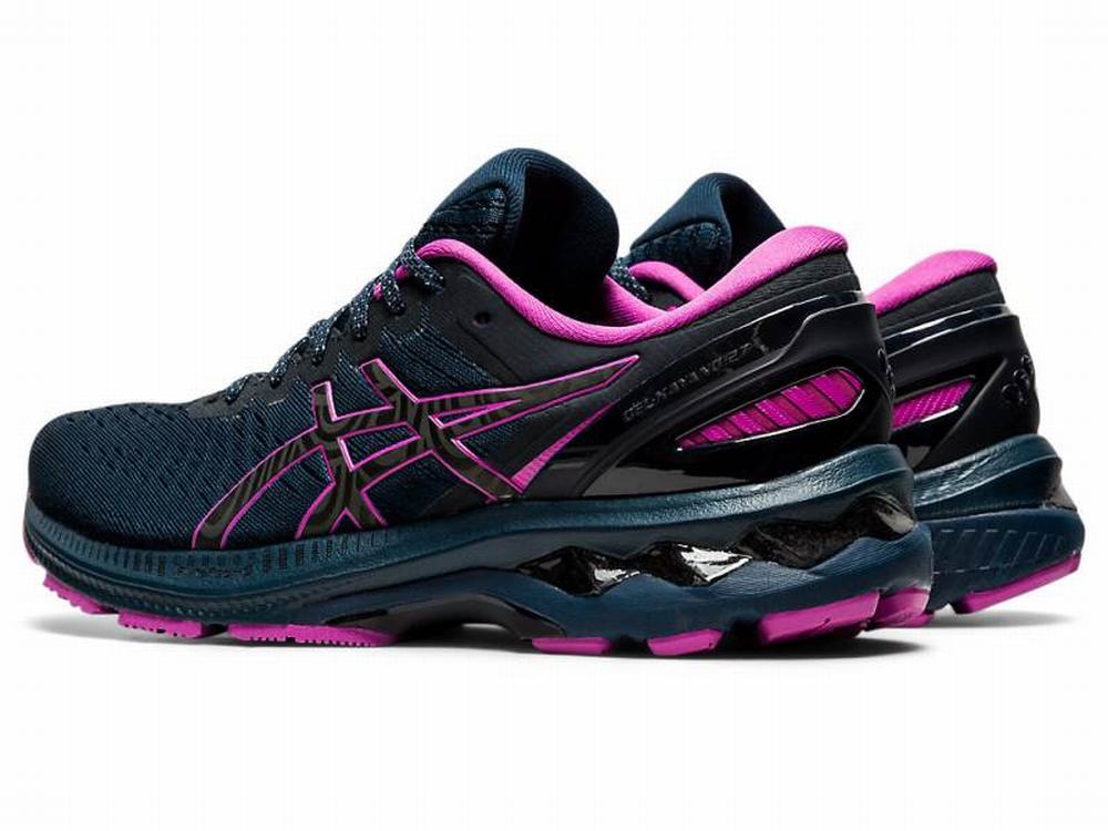 Chaussures Running Asics GEL-KAYANO 27 LITE-SHOW Femme Bleu | LMK-410732