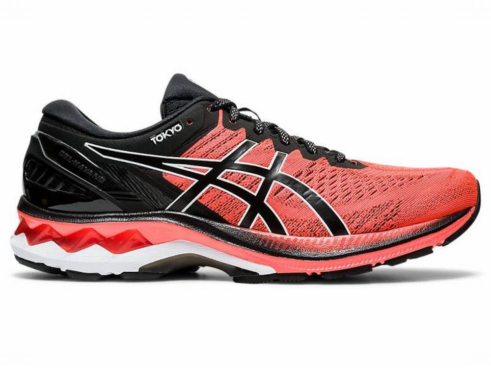 Chaussures Running Asics GEL-KAYANO 27 TOKYO Homme Orange Noir | VUO-096713