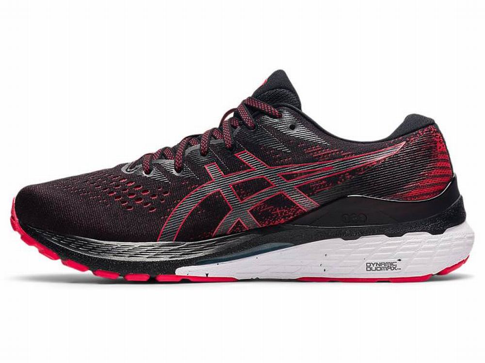 Chaussures Running Asics GEL-KAYANO 28 (2E) Homme Noir Rouge | NMI-713856