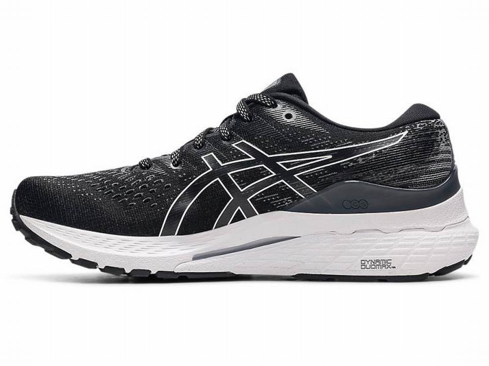 Chaussures Running Asics GEL-KAYANO 28 (2A) Femme Noir Blanche | NWQ-672194