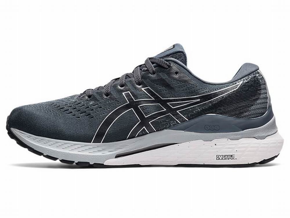 Chaussures Running Asics GEL-KAYANO 28 (2E) Homme Noir Grise | TKM-469387